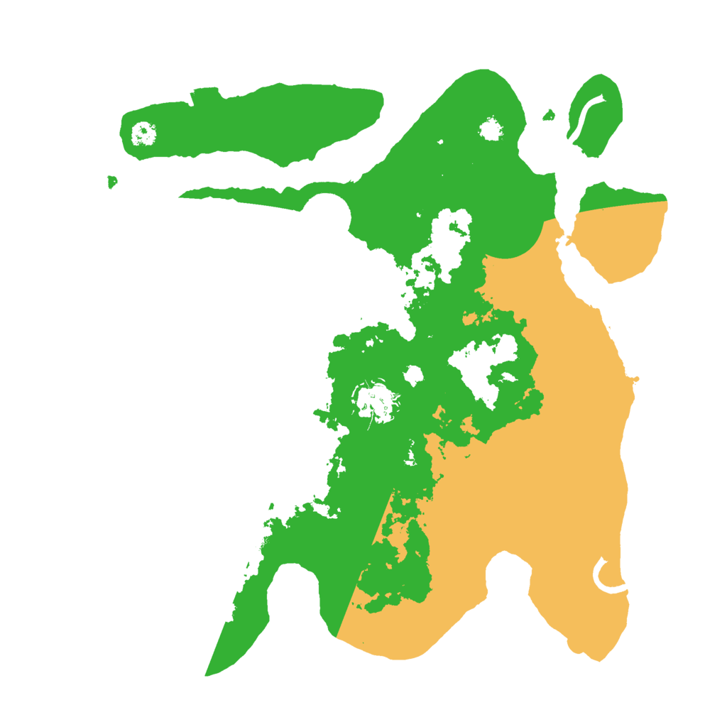 Biome Rust Map: Procedural Map, Size: 3000, Seed: 166223464