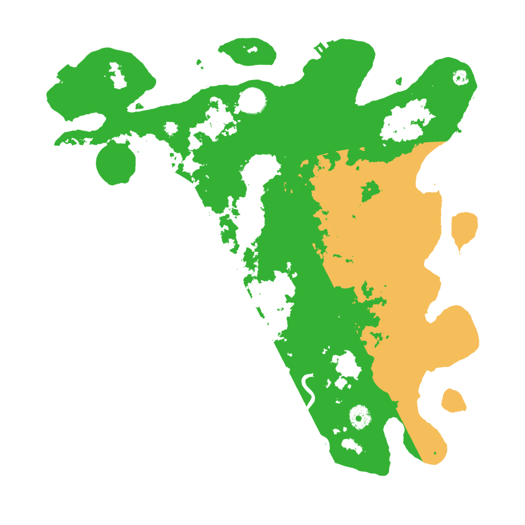 Biome Rust Map: Procedural Map, Size: 3500, Seed: 1036352499