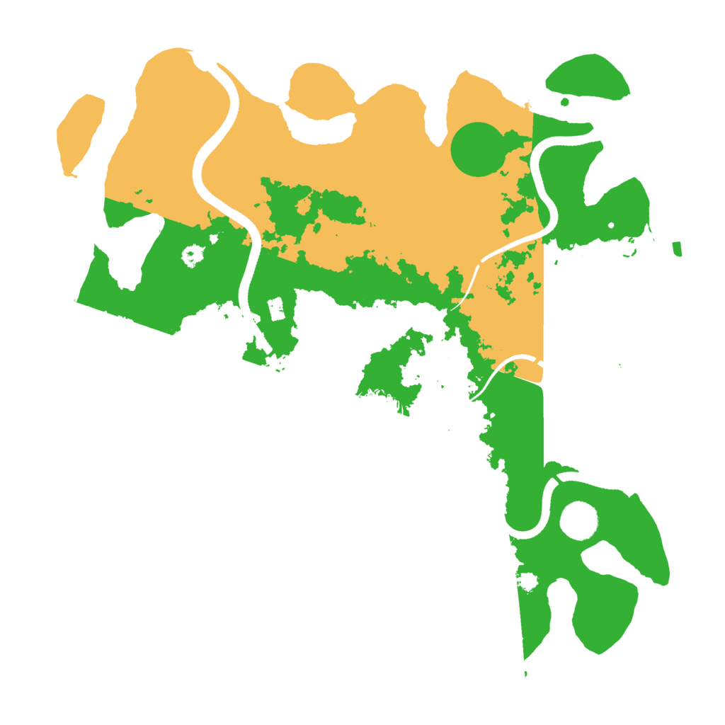 Biome Rust Map: Procedural Map, Size: 3500, Seed: 8337472