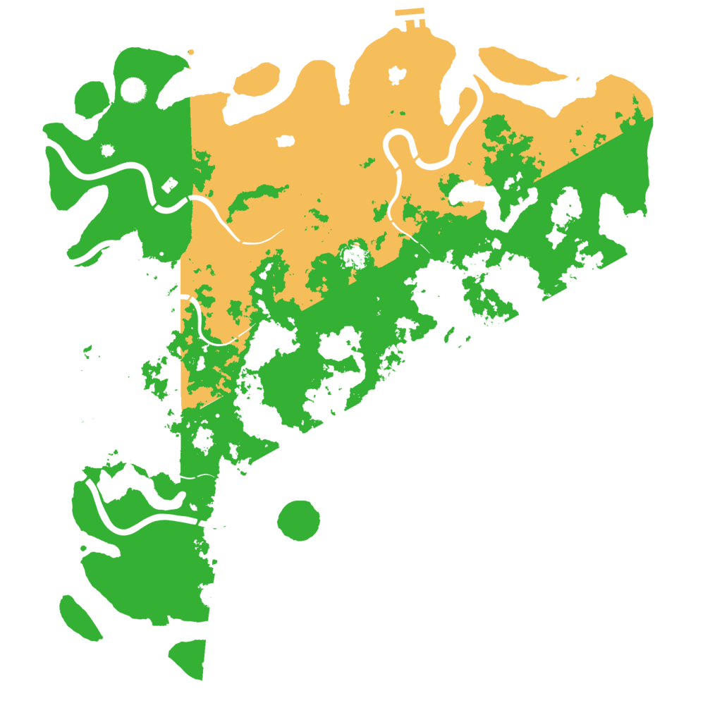 Biome Rust Map: Procedural Map, Size: 5000, Seed: 1995066158