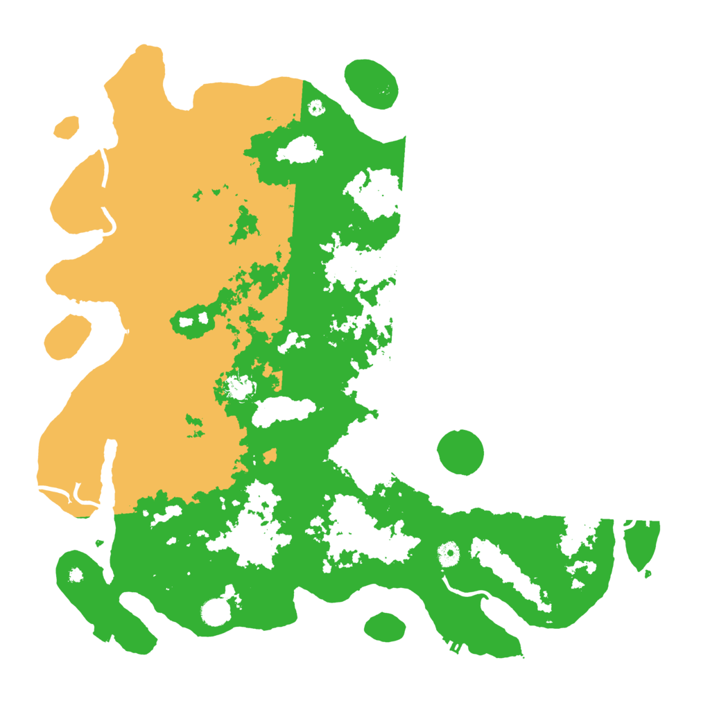 Biome Rust Map: Procedural Map, Size: 4500, Seed: 441959311