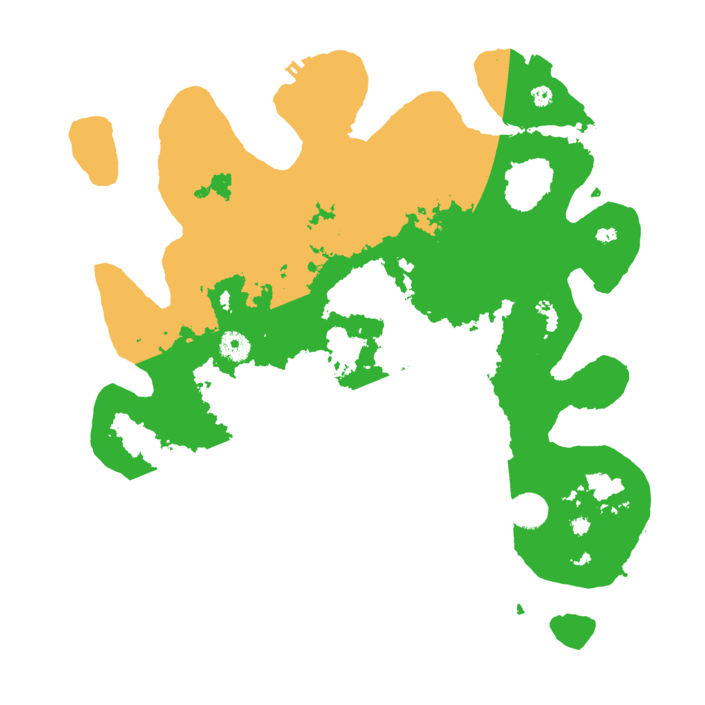 Biome Rust Map: Procedural Map, Size: 3500, Seed: 573169061