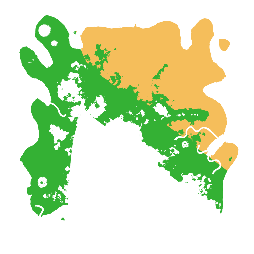 Biome Rust Map: Procedural Map, Size: 3700, Seed: 1587247995