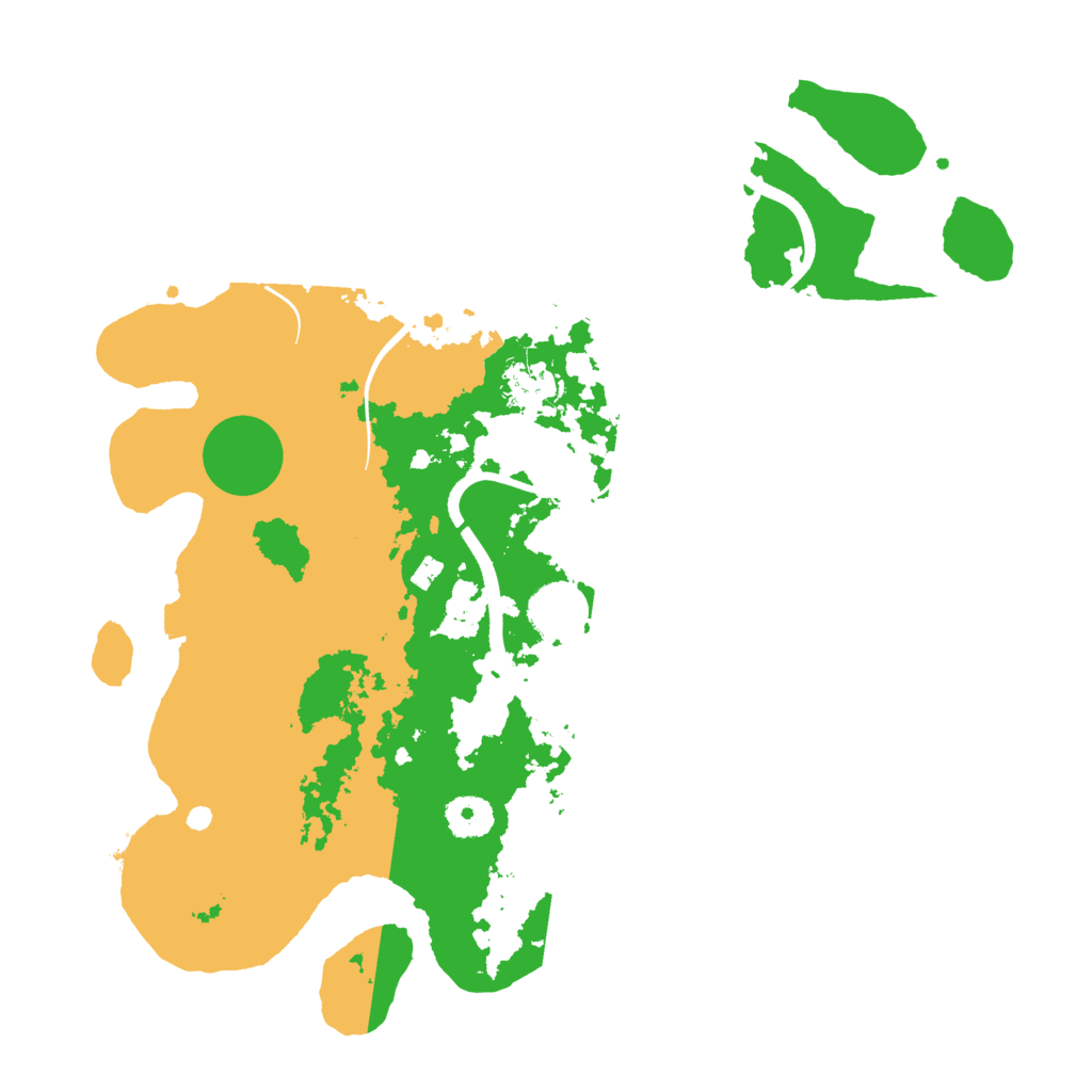 Biome Rust Map: Procedural Map, Size: 3600, Seed: 20231210