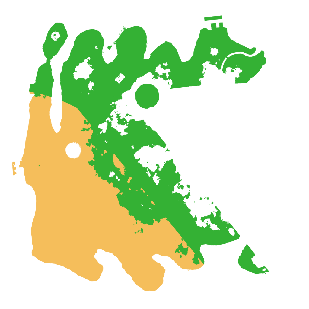 Biome Rust Map: Procedural Map, Size: 3500, Seed: 1088839572