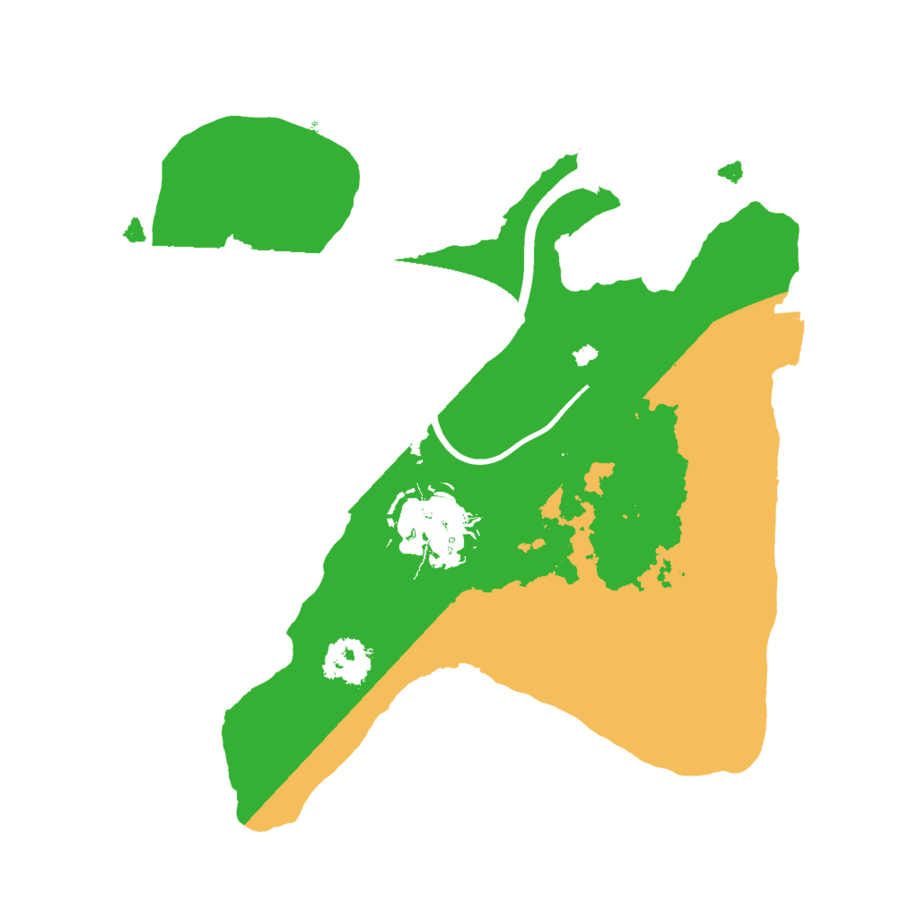 Biome Rust Map: Procedural Map, Size: 2000, Seed: 1183502802