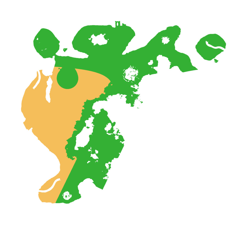 Biome Rust Map: Procedural Map, Size: 3000, Seed: 29399