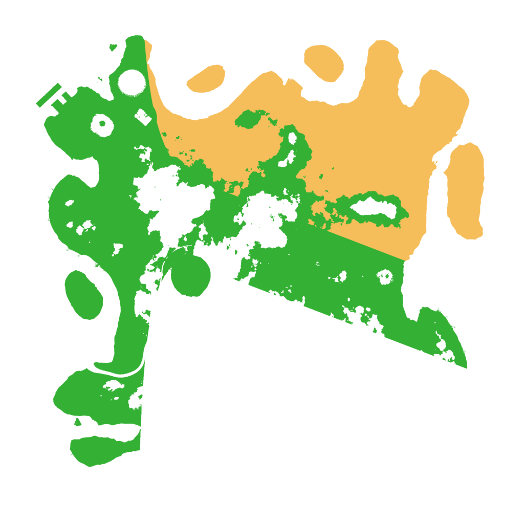 Biome Rust Map: Procedural Map, Size: 3500, Seed: 25068174