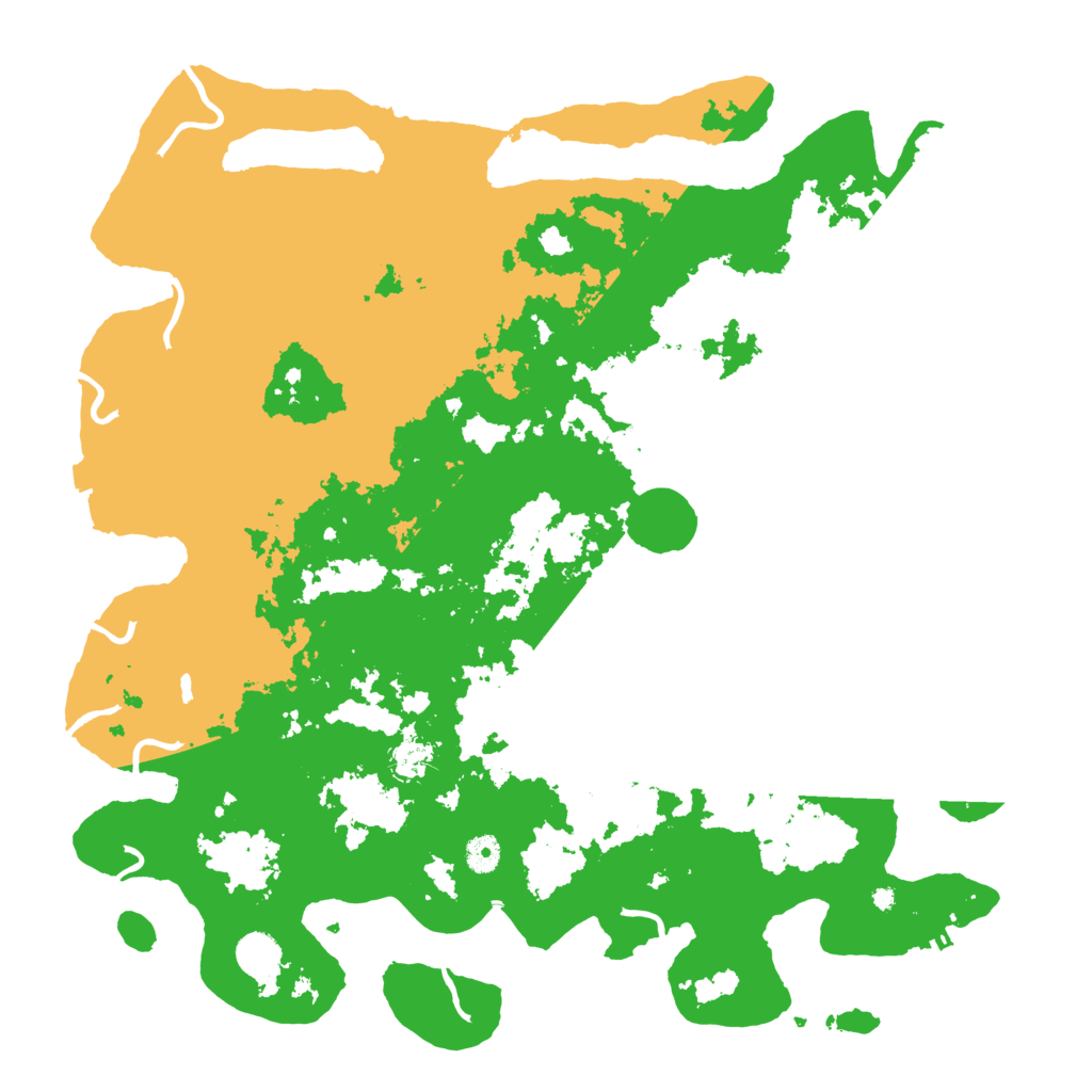 Biome Rust Map: Procedural Map, Size: 4500, Seed: 790164181