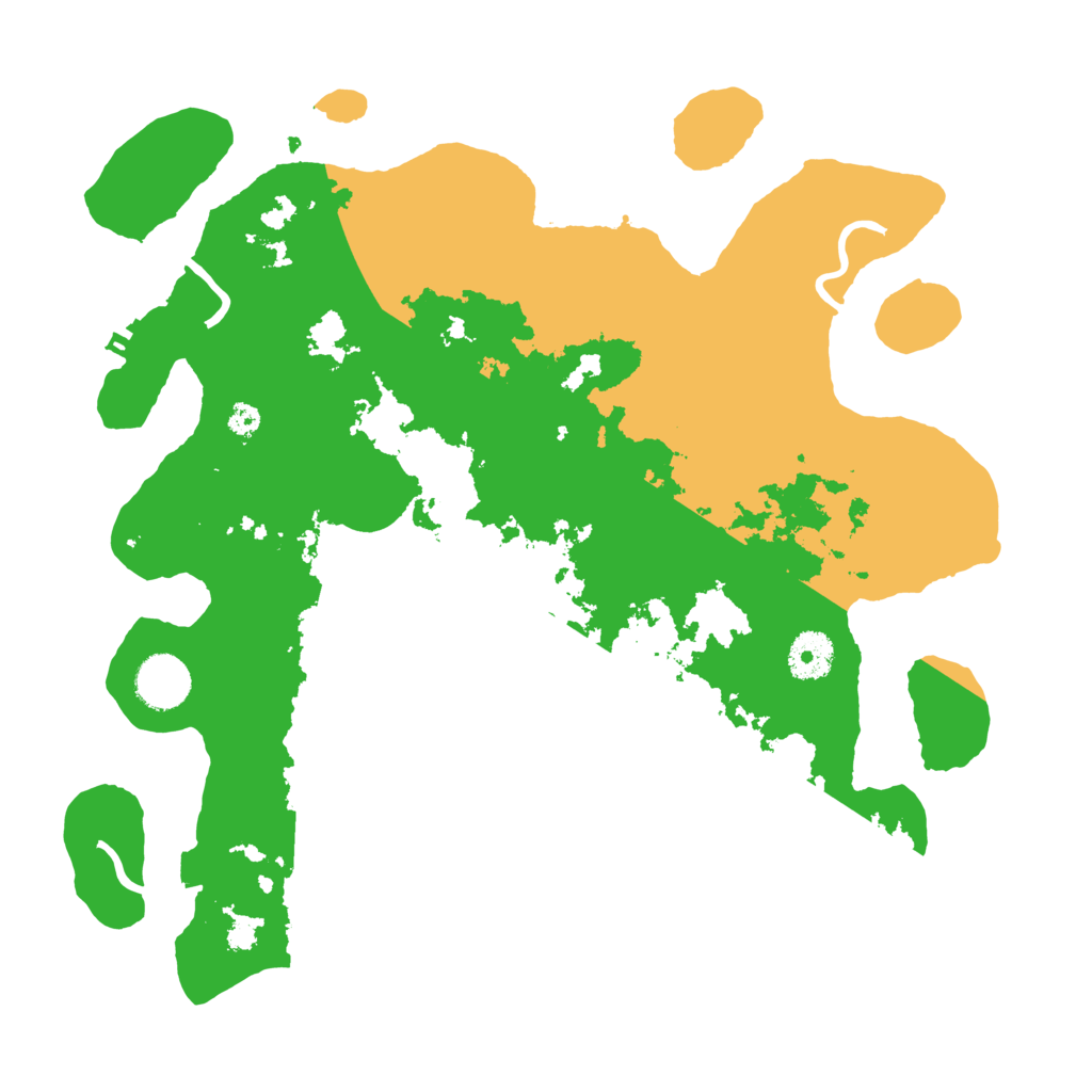 Biome Rust Map: Procedural Map, Size: 3500, Seed: 756569003