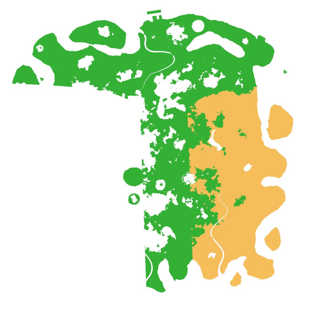 Biome Rust Map: Procedural Map, Size: 4500, Seed: 50101538
