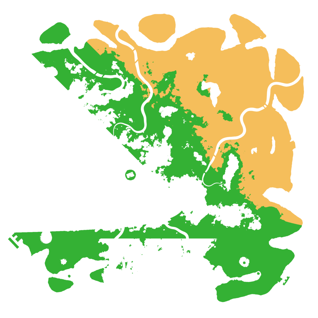 Biome Rust Map: Procedural Map, Size: 4800, Seed: 560232885