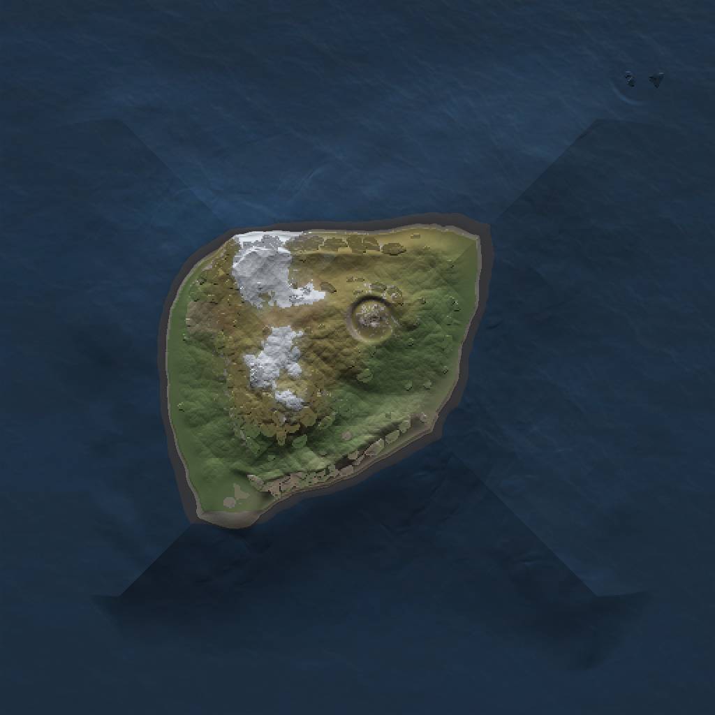Rust Map: Procedural Map, Size: 1000, Seed: 1566077464, 3 Monuments