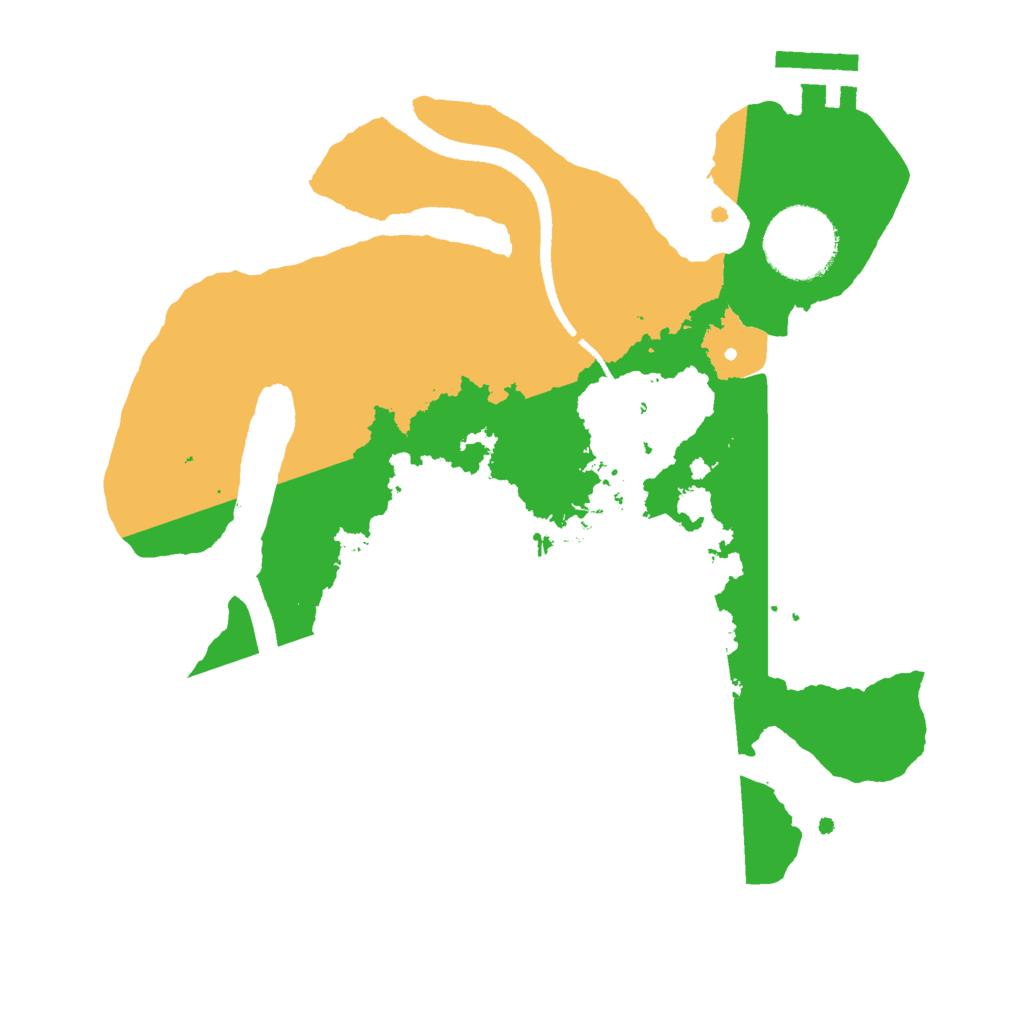 Biome Rust Map: Procedural Map, Size: 2500, Seed: 603553603