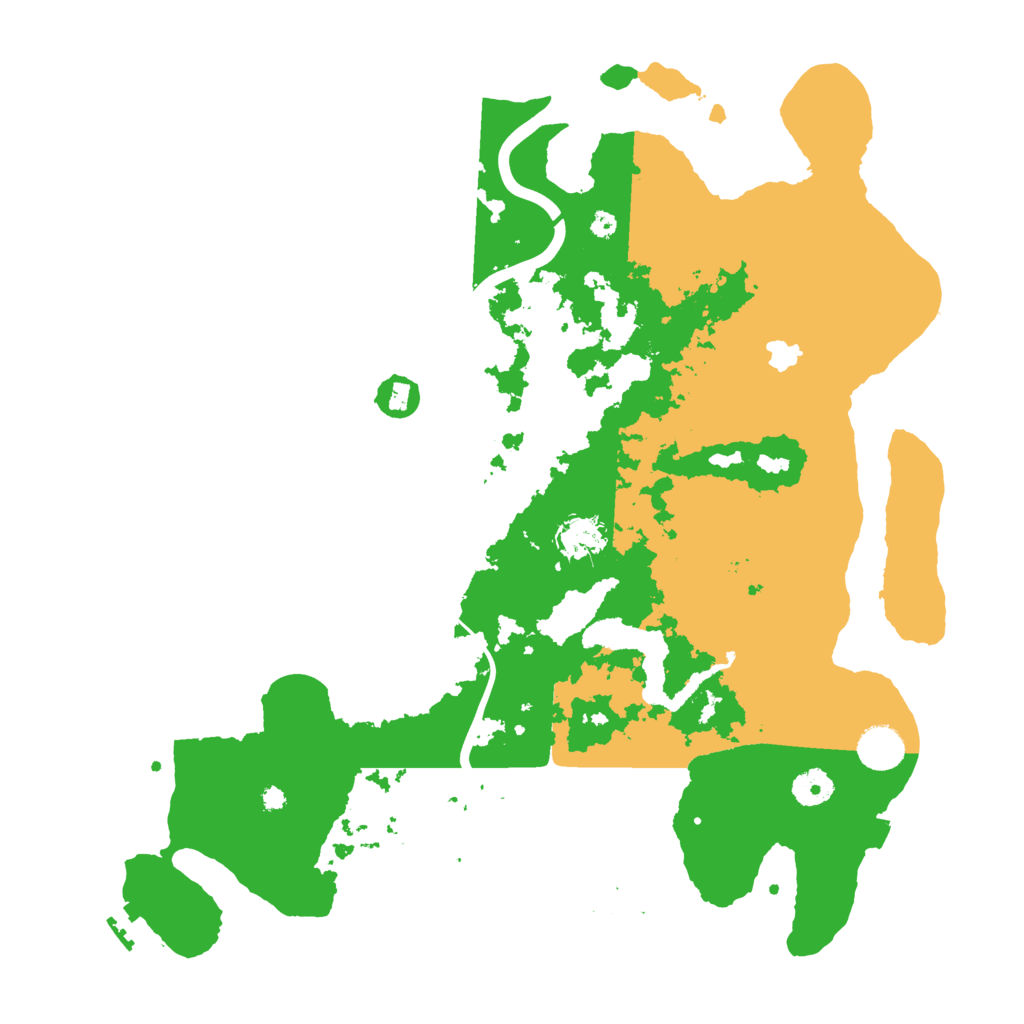 Biome Rust Map: Procedural Map, Size: 4000, Seed: 52671