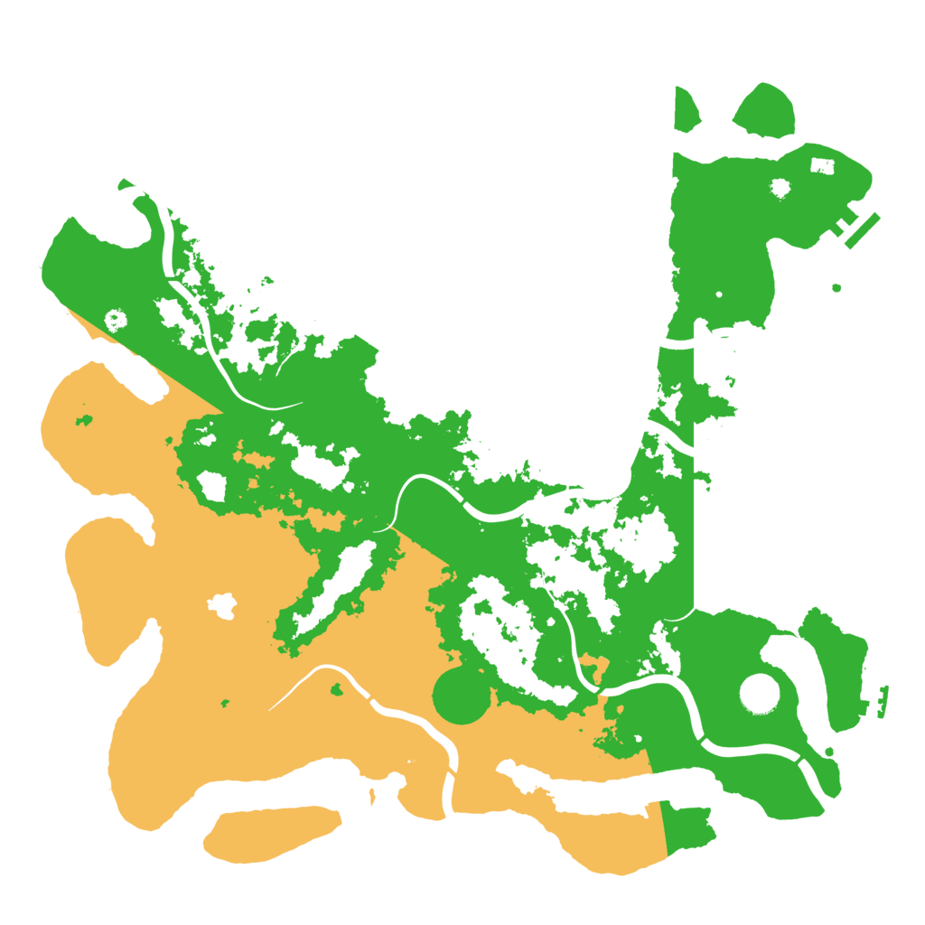 Biome Rust Map: Procedural Map, Size: 4250, Seed: 1289663509