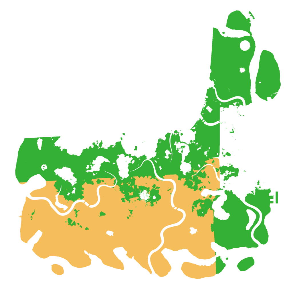 Biome Rust Map: Procedural Map, Size: 5000, Seed: 546386763