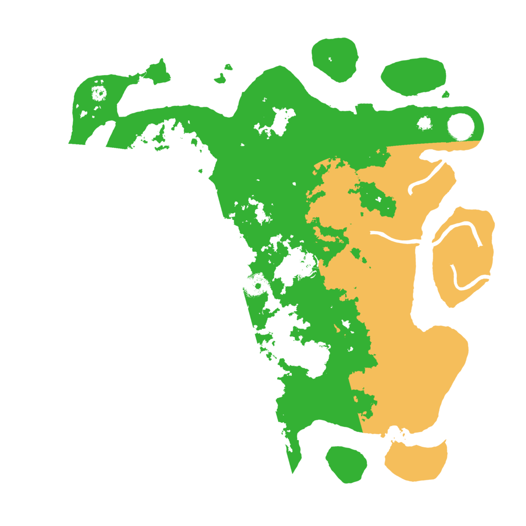 Biome Rust Map: Procedural Map, Size: 3500, Seed: 721110516