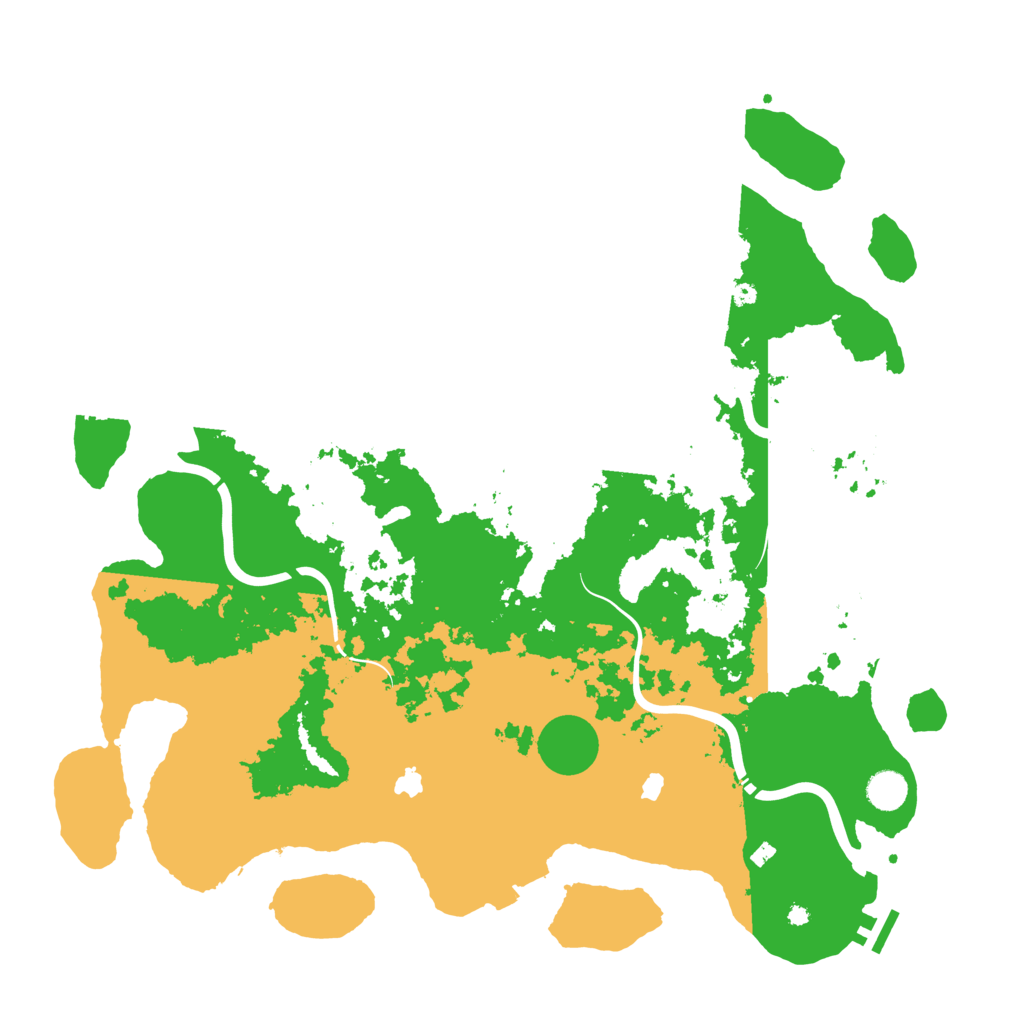 Biome Rust Map: Procedural Map, Size: 4500, Seed: 8722