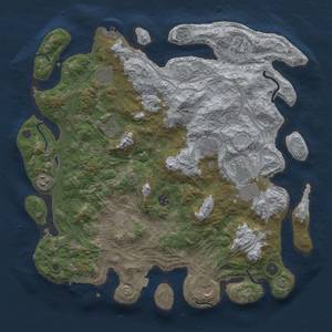 Thumbnail Rust Map: Procedural Map, Size: 4250, Seed: 28474837, 17 Monuments