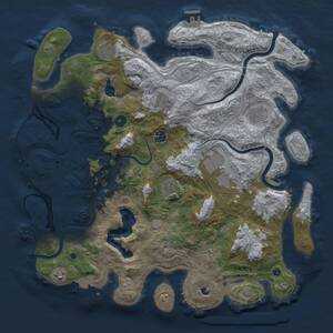 Thumbnail Rust Map: Procedural Map, Size: 4250, Seed: 28474837, 15 Monuments