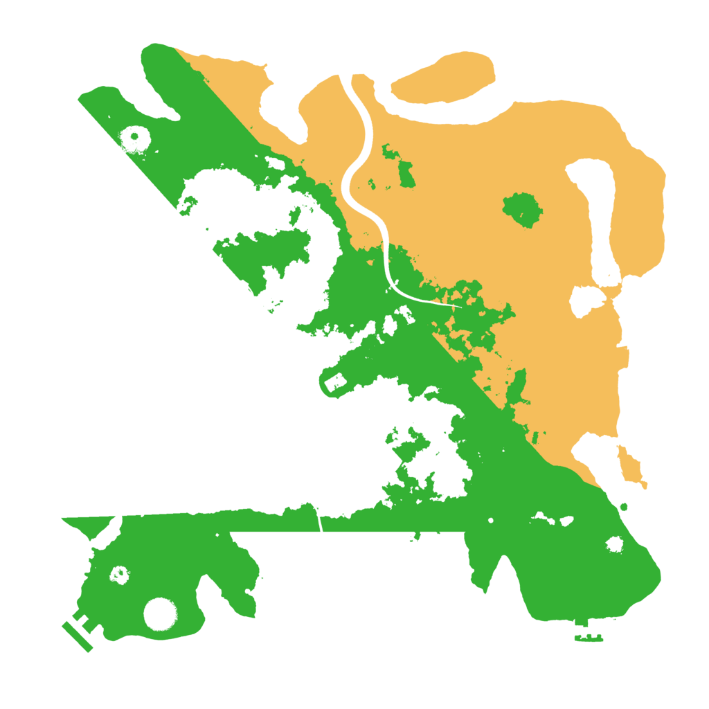 Biome Rust Map: Procedural Map, Size: 3800, Seed: 712374
