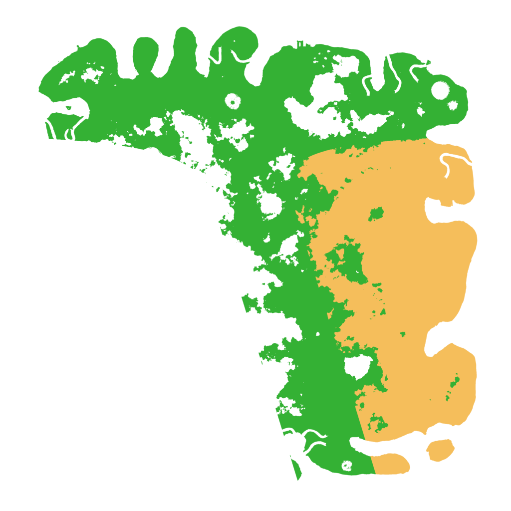 Biome Rust Map: Procedural Map, Size: 5000, Seed: 725241453