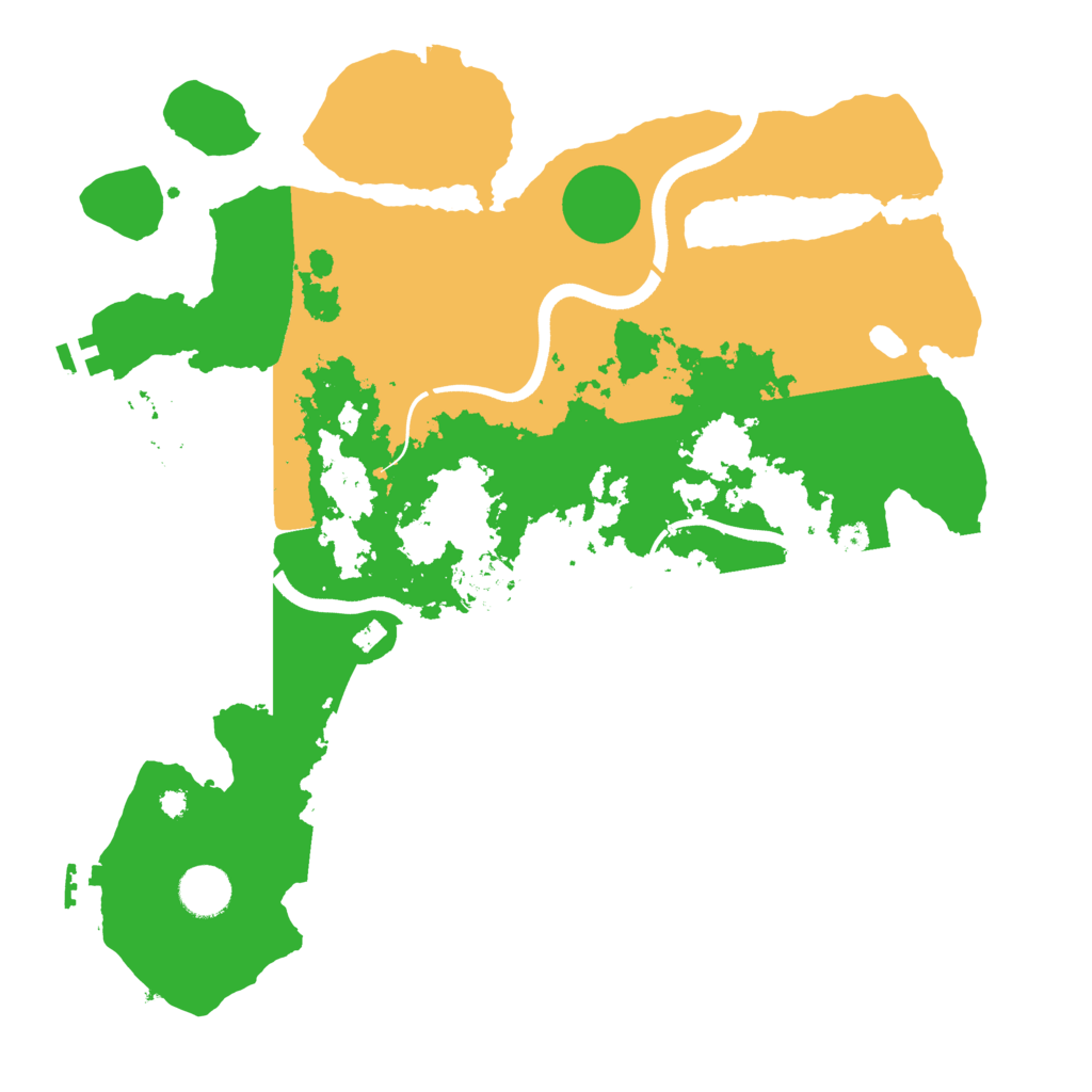 Biome Rust Map: Procedural Map, Size: 3700, Seed: 445022368