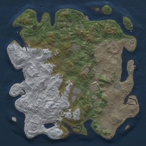 Thumbnail Rust Map: Procedural Map, Size: 4800, Seed: 389536303, 19 Monuments