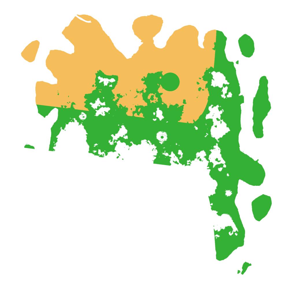 Biome Rust Map: Procedural Map, Size: 4200, Seed: 1931227755