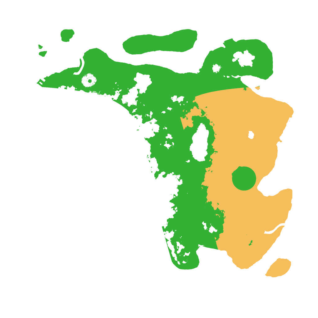 Biome Rust Map: Procedural Map, Size: 3500, Seed: 666130850