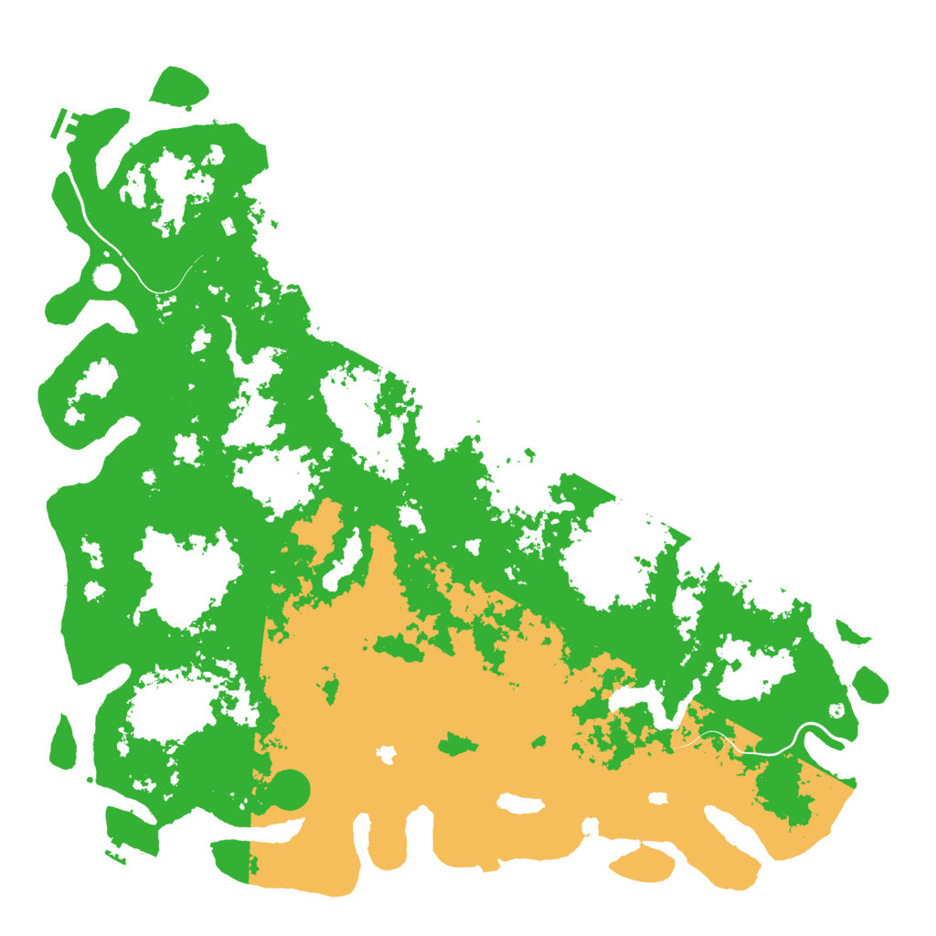 Biome Rust Map: Procedural Map, Size: 6000, Seed: 379030308