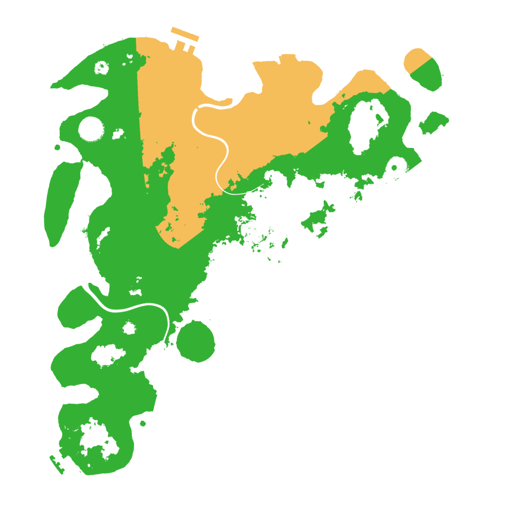 Biome Rust Map: Procedural Map, Size: 3600, Seed: 20231130