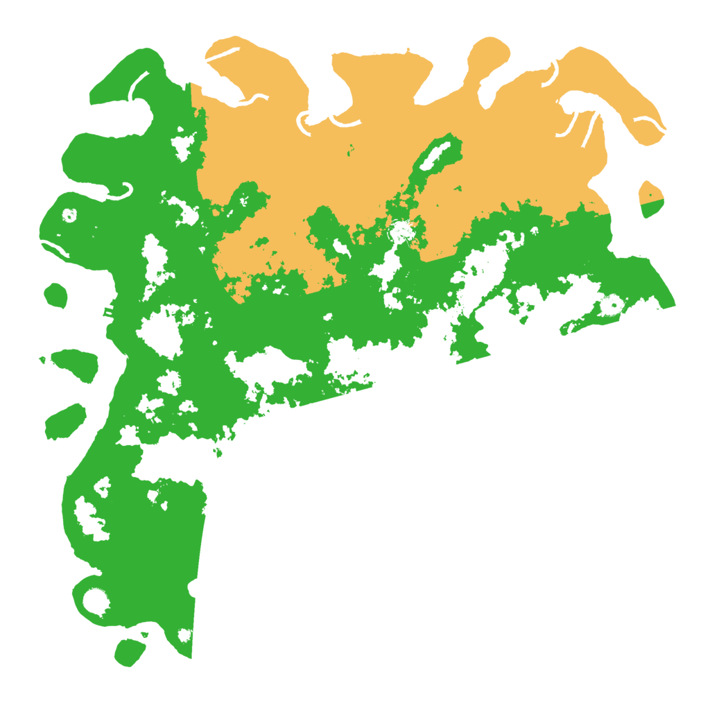 Biome Rust Map: Procedural Map, Size: 5000, Seed: 6582