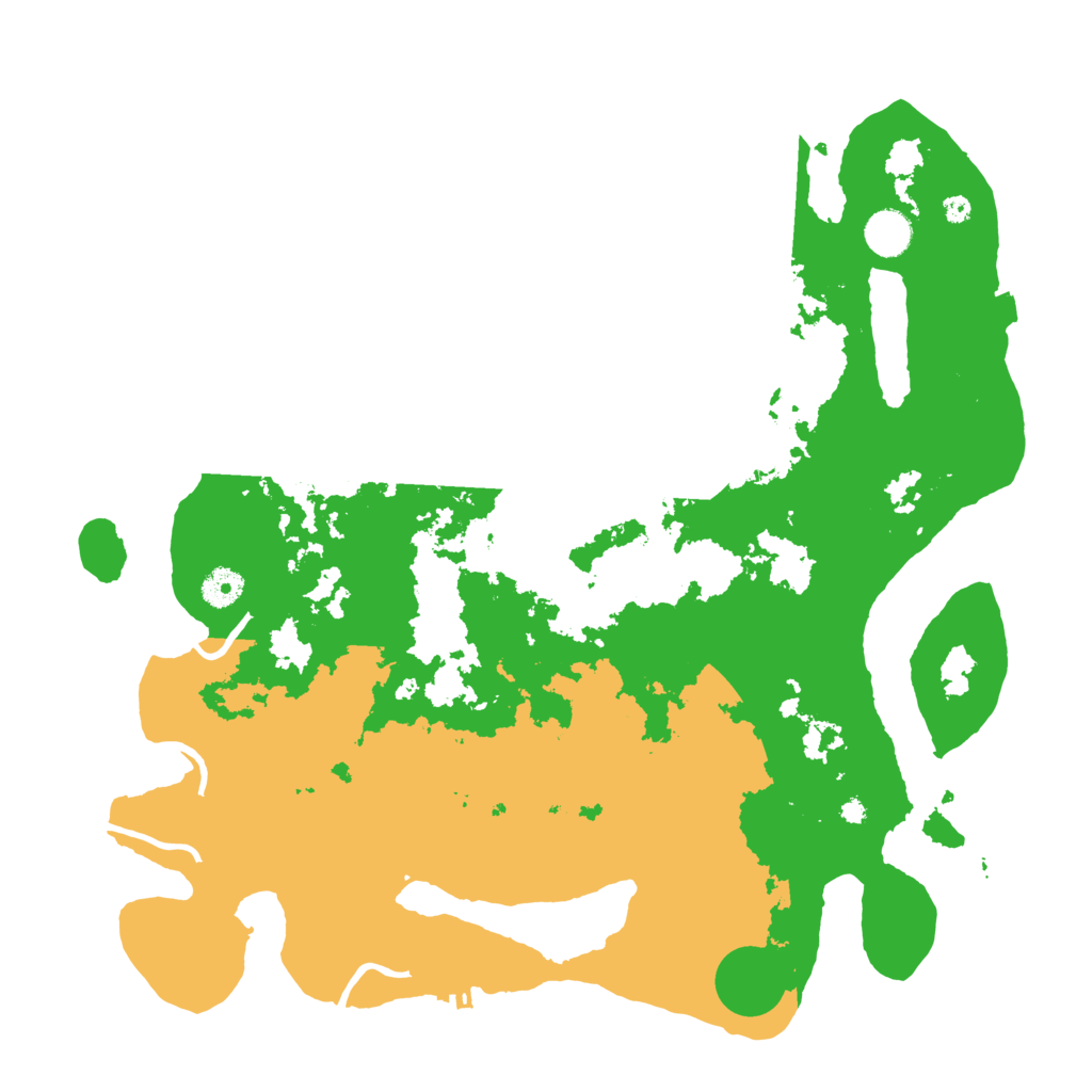 Biome Rust Map: Procedural Map, Size: 4100, Seed: 18