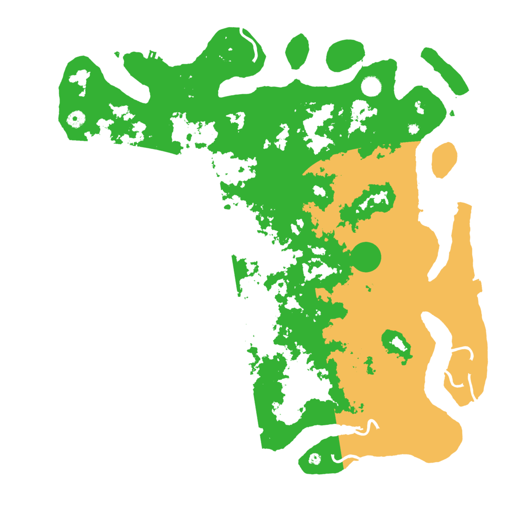 Biome Rust Map: Procedural Map, Size: 4500, Seed: 48477383