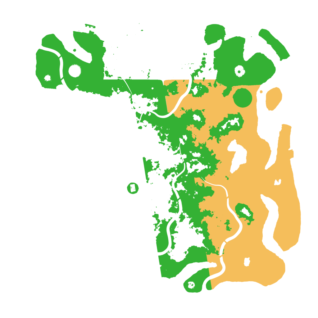 Biome Rust Map: Procedural Map, Size: 4500, Seed: 48477383