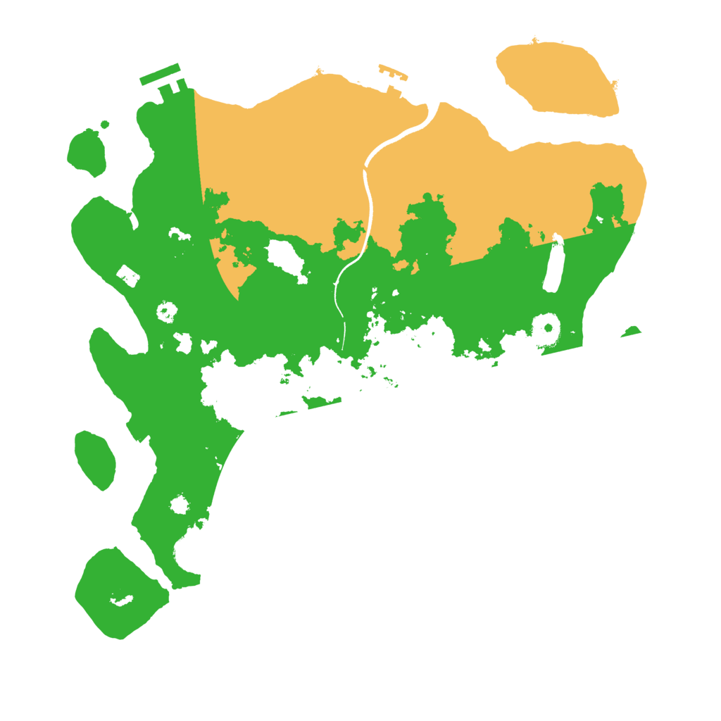 Biome Rust Map: Procedural Map, Size: 3500, Seed: 1594404161