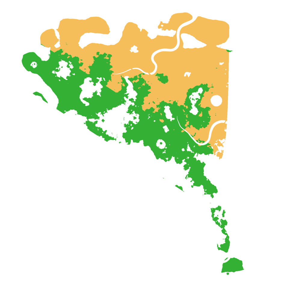 Biome Rust Map: Procedural Map, Size: 5000, Seed: 533355355