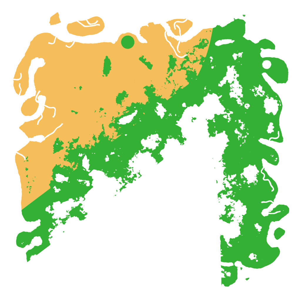 Biome Rust Map: Procedural Map, Size: 6000, Seed: 1711280786