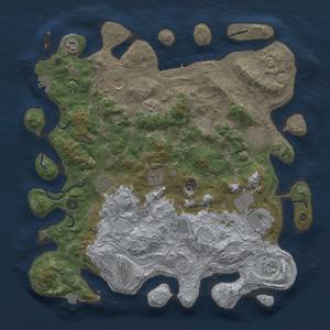 Thumbnail Rust Map: Procedural Map, Size: 4250, Seed: 1902356377, 19 Monuments