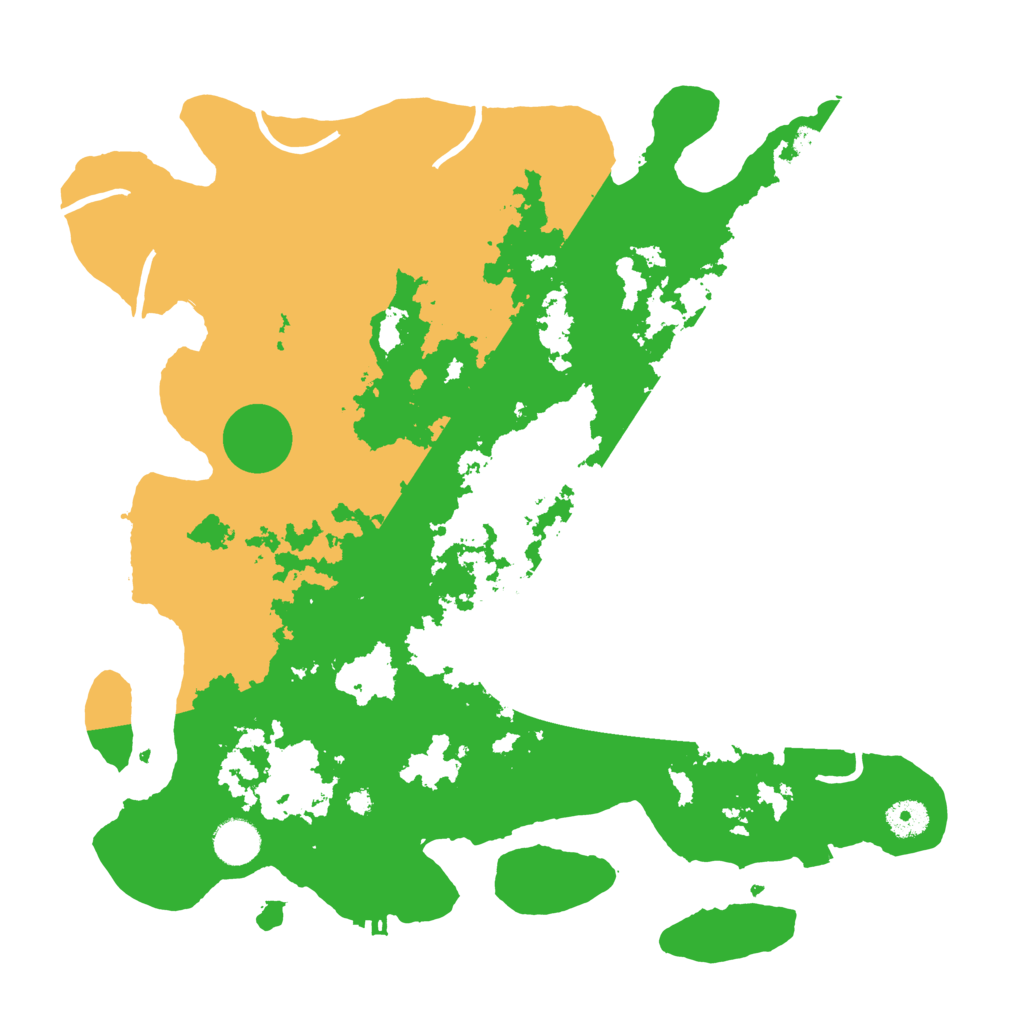 Biome Rust Map: Procedural Map, Size: 3900, Seed: 18885683