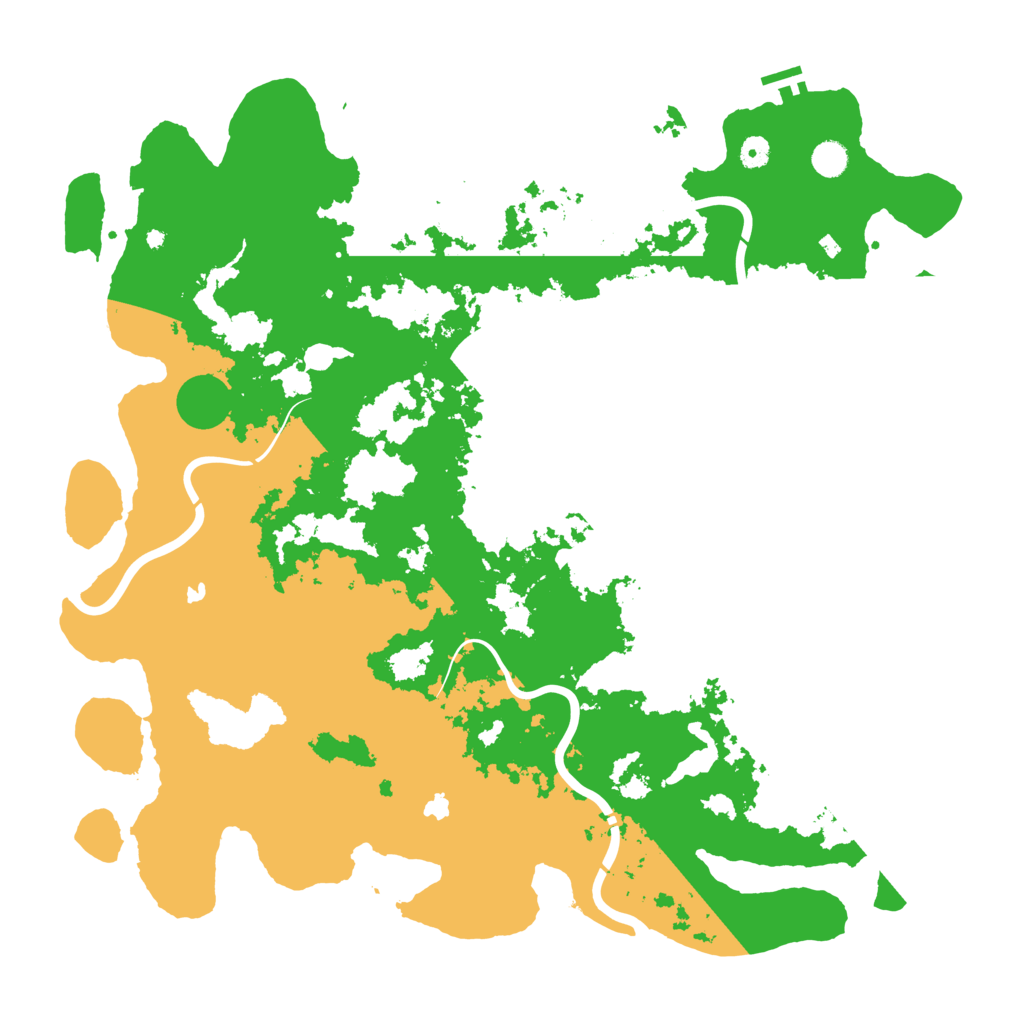 Biome Rust Map: Procedural Map, Size: 5000, Seed: 1433177177