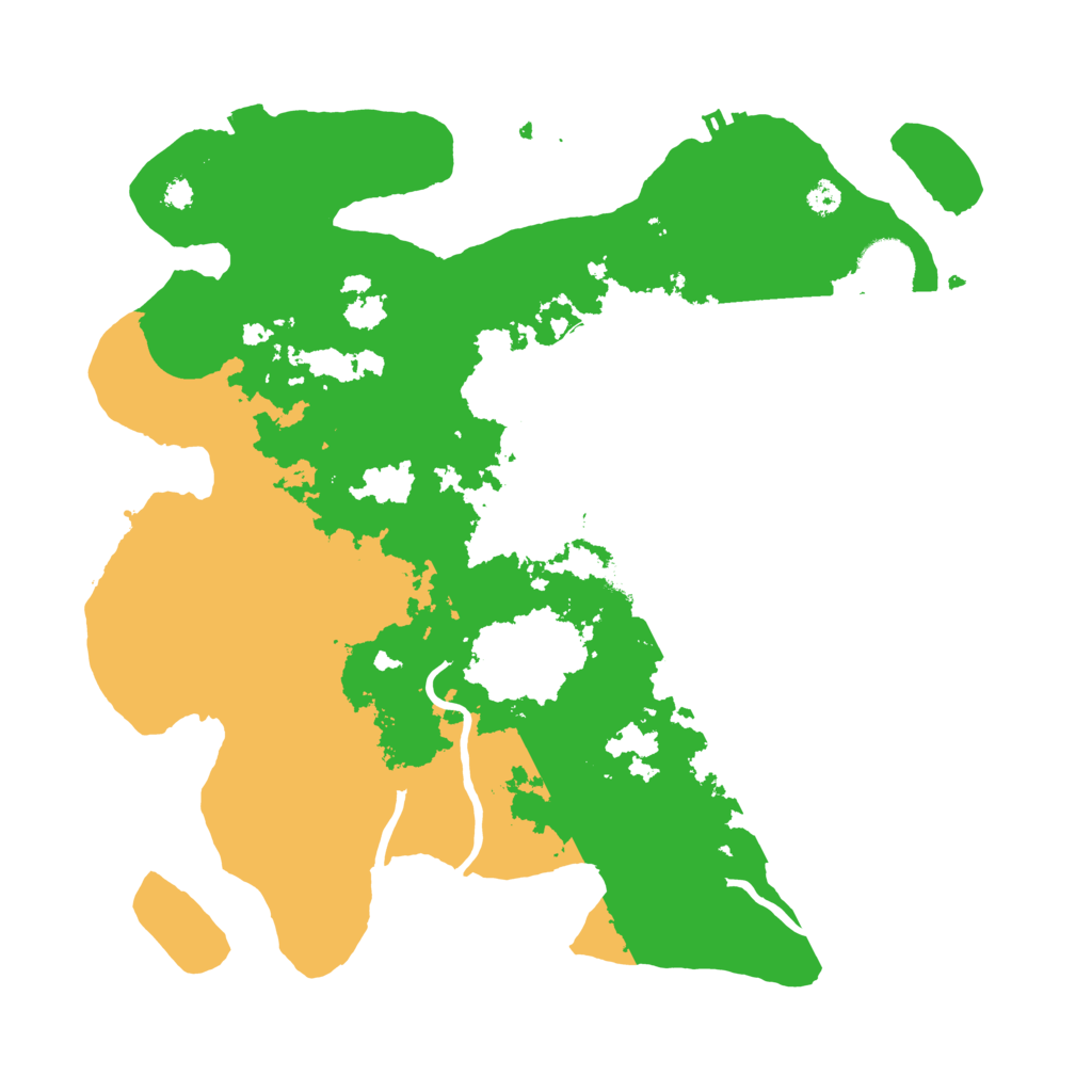 Biome Rust Map: Procedural Map, Size: 3400, Seed: 884696628