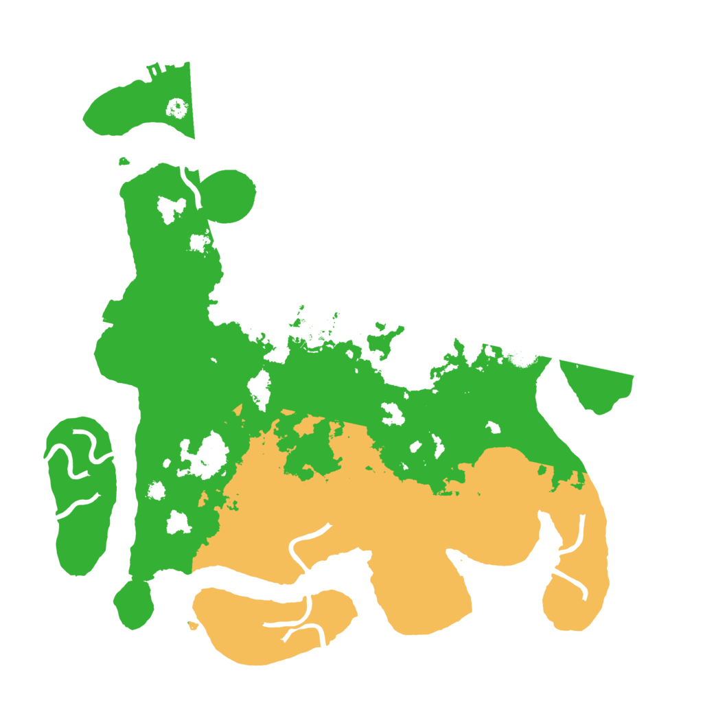 Biome Rust Map: Procedural Map, Size: 3500, Seed: 1739000595