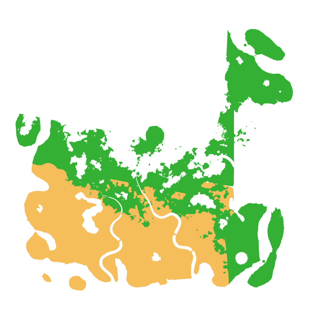 Biome Rust Map: Procedural Map, Size: 4500, Seed: 1753784357
