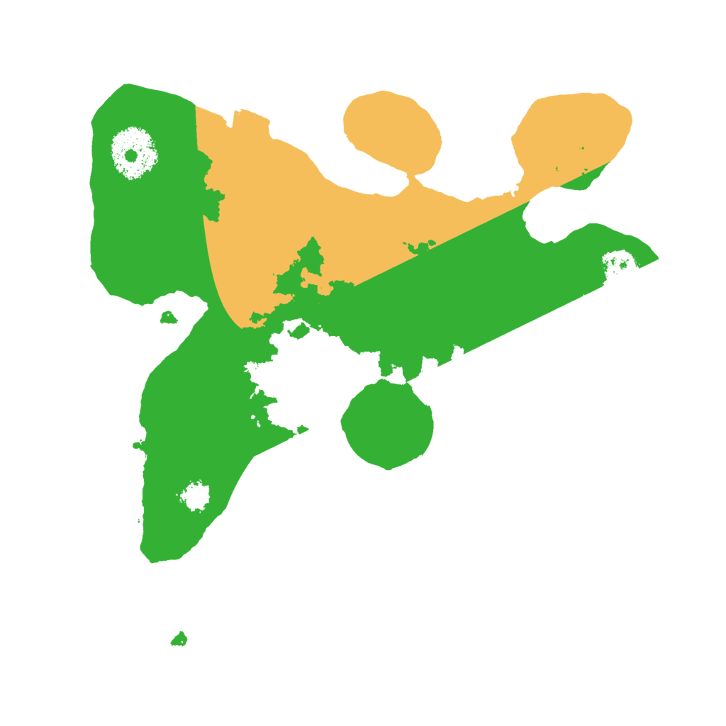 Biome Rust Map: Procedural Map, Size: 2300, Seed: 299334478