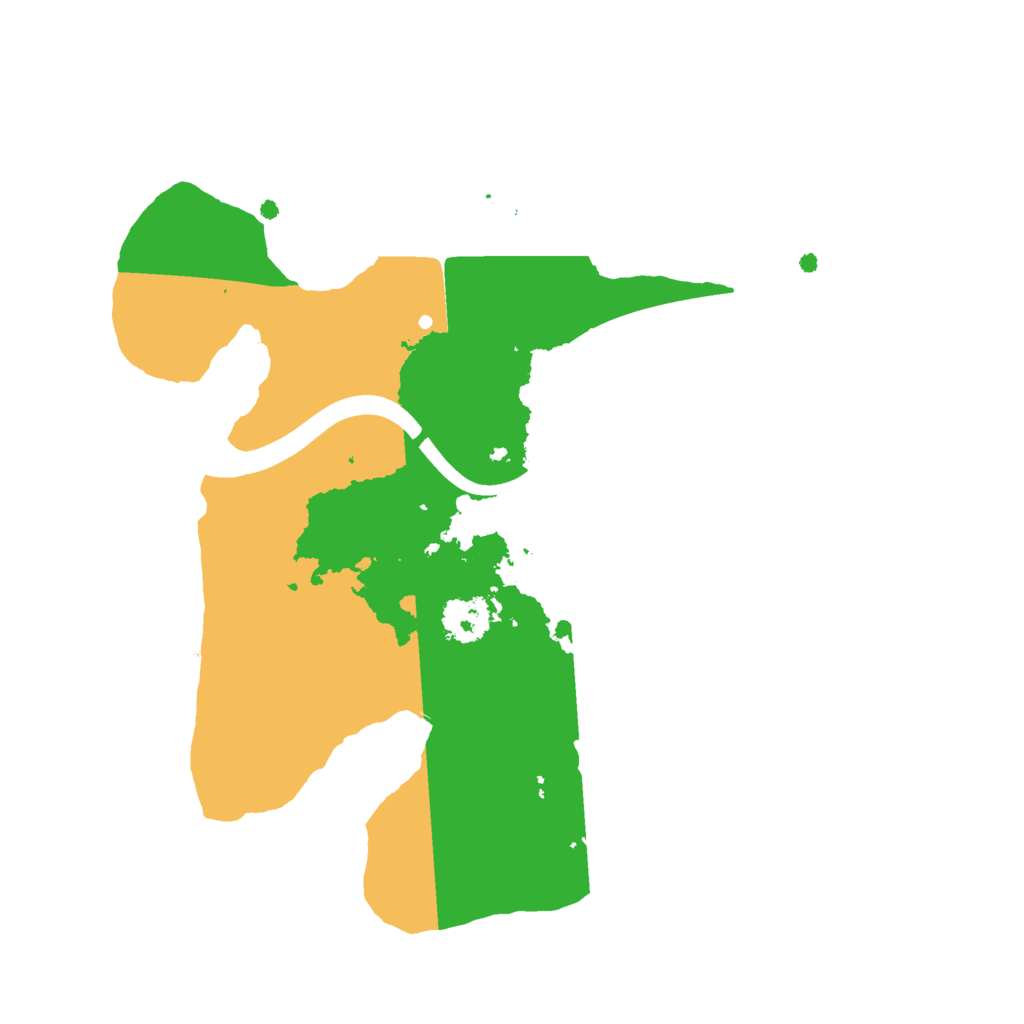Biome Rust Map: Procedural Map, Size: 2200, Seed: 1694598393