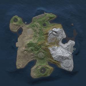 Thumbnail Rust Map: Procedural Map, Size: 2200, Seed: 1694598393, 8 Monuments
