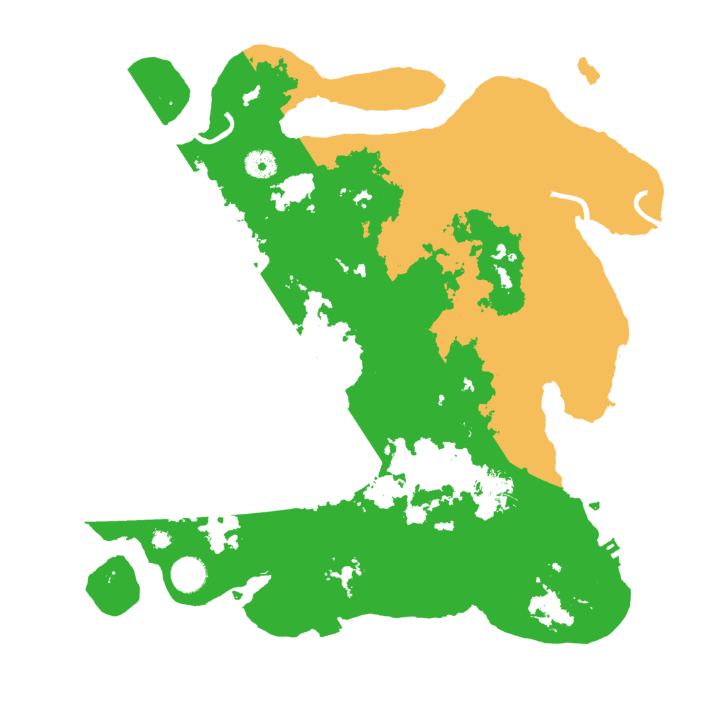 Biome Rust Map: Procedural Map, Size: 3500, Seed: 994953418